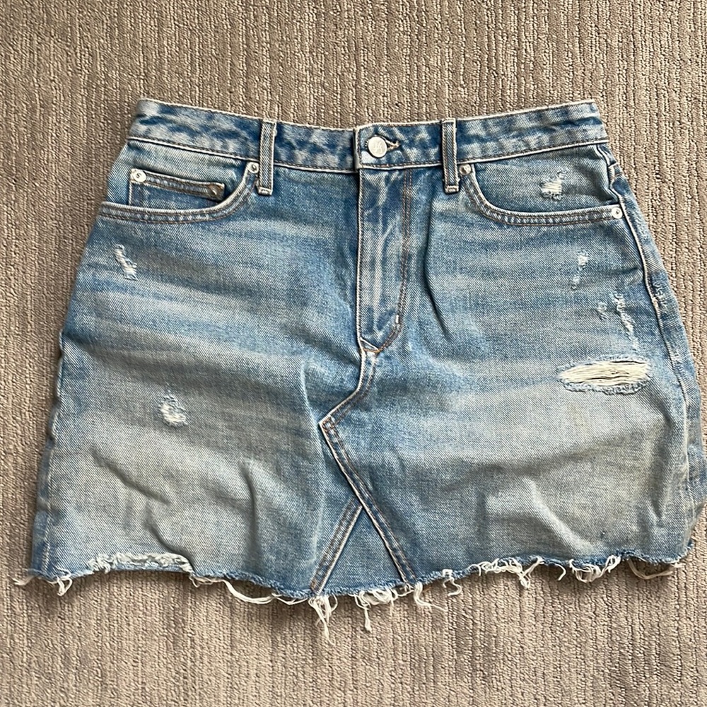 Lovers & Friends Denim Skirt Lightwash